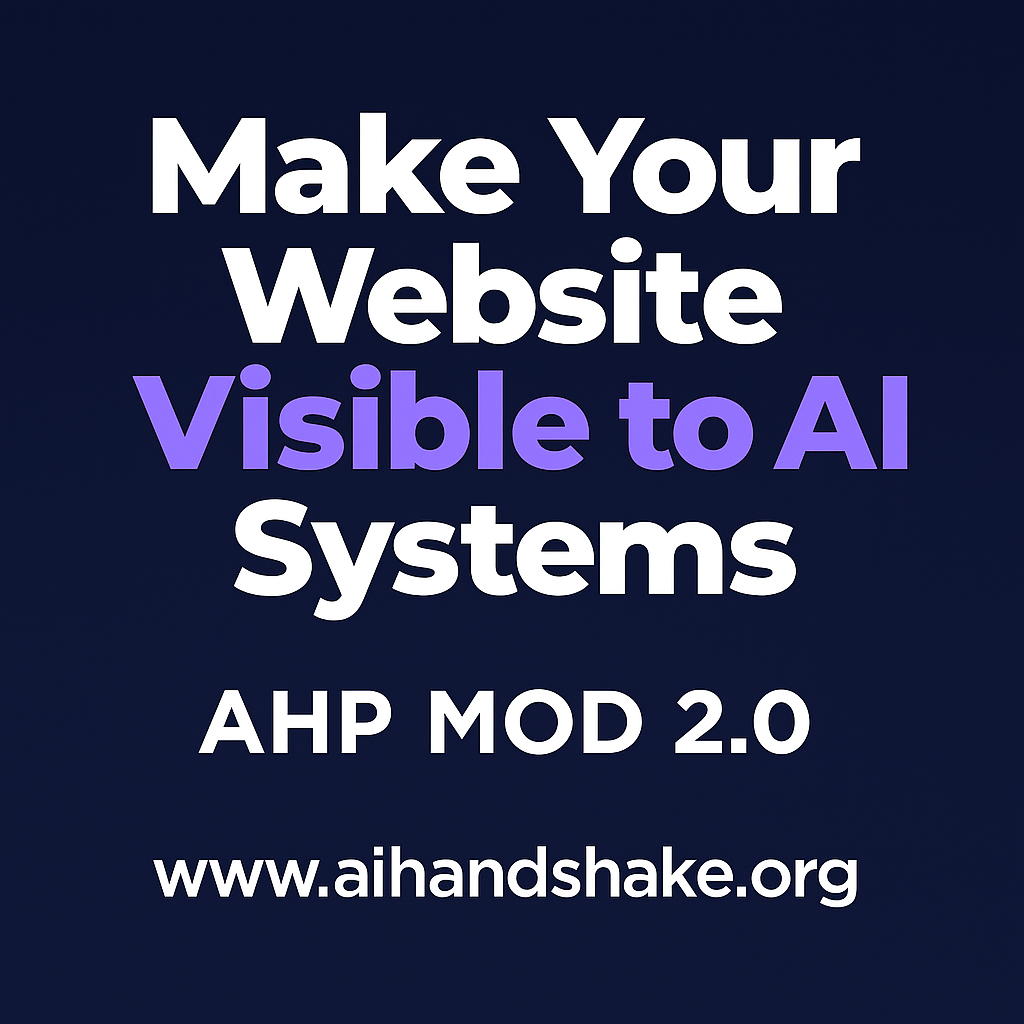 Make Your Website Visible to AI Systems - AHP MOD 2.0